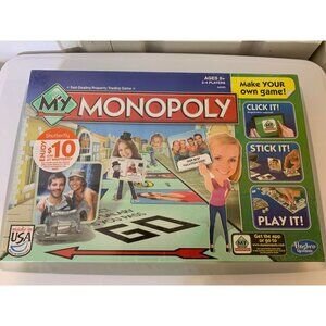 New MY MONOPOLY Game Hasbro Make your own‎ game Version Family Custom Board Game